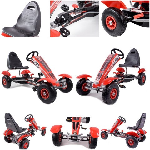 MEGA GOKART POMPOWANE KOŁA 5-12 lat, do 60 kg/8-3