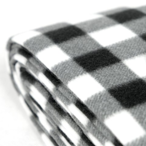 PROMIS KOC PIKNIKOWY,CZARNA KRATA, 200 CM X 200 CM