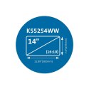 Kensington K55254WW filtr do ekranu 35,6 cm (14") Laptop Bezramkowy filtr prywatności na wyswietlacz