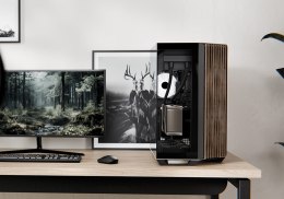 Obudowa PC APNX V1, Midi-Tower, ATX, Tempered Glass, Holz, schwarz