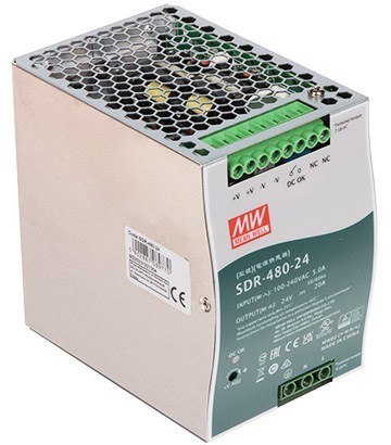 Zasilacz impulsowy SDR-480-24 Mean Well
