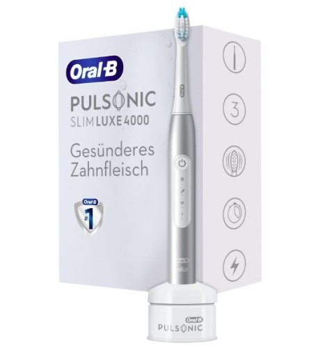 Ultradźwiękowa szczoteczka do zębów Oral-B Pulsonic Slim Luxe 4000 - Codzienna pielęgnacja - Sensitive - dla białych zębów - 620