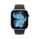 Zegarek Apple Watch Series 11 (2025) GPS 46mm Aluminiowa koperta w kolorze gwiezdnej szarości z paskiem sportowym S/M