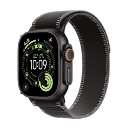 Zegarek Apple Watch Ultra 3 (2025) 5G 49mm Czarne tytanowe etui z pętlą Trail Loop S/M - Grafit