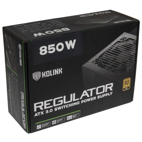 Kolink Regulator 80 PLUS Gold zasilacz, ATX 3.0, PCIe 5.0, modułowy - 850 watów