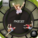 Trampolina ogrodowa 6ft/183cm z siatką zewnętrzną i drabinką Neo-Sport