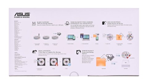 ASUS BW-16D1X-U dysk optyczny Blu-Ray RW Czarny