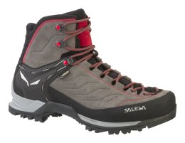 Salewa MTN Trainer Mid GTX Męski Dorosły Ciemnoszary, Szary, Czerwony