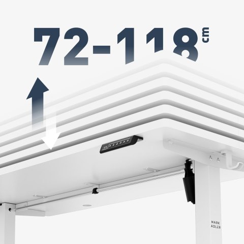 Biurko Leader 7.3 White