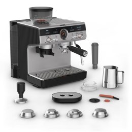 Krups XP801T Precision Espresso Machine, czarno-srebrny