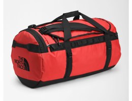The North Face Base Camp Duffel L sportowa torba 95 l Poliester Czarny, Czerwony