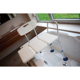 Ławka inwalidzka do łazienki z oparciem KATE (OUTLET)