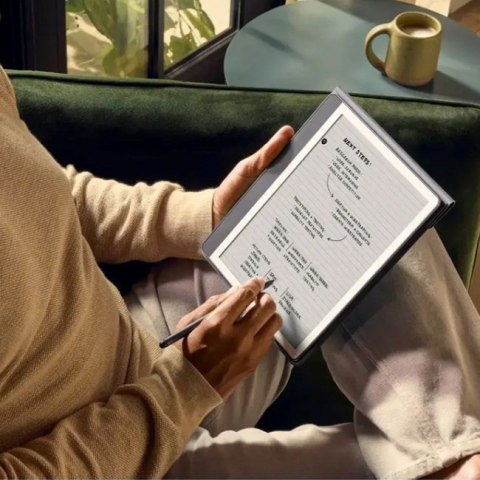 Czytnik Ebook New Kindle Scribe - 2024 release 10.2" glare-free 16GB Wi-Fi (Without Lockscreen Ads) with Premium Pen Tungsten + 