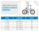 ROWER DZIECIĘCY 16 CALI DLA DZIEWCZYNKI RAINBOW KOSZYK + KÓŁKA BOCZNE 4-6 LAT