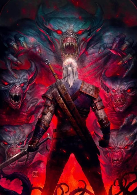 Good Loot Comic Book Puzzle: The Witcher (Wiedźmin) Corvo Bianco, 1000 elementów