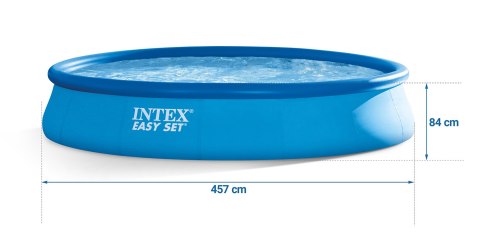 Basen ogrodowy rozporowy 457 x 84 cm zestaw 15w1 INTEX 28158