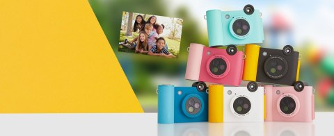 Kodak Smile+ 50,8 x 76,2 mm Czarny, Żółty