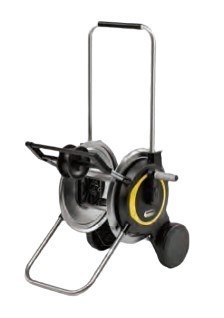 Kärcher 2.645-367.0 zwijadło ogrodowe Wózek z kołowrotkiem Czarny, Żółty