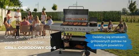 Grill gazowy Ravanson GO-6 15,1 kW