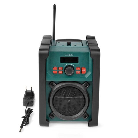 Radio Nedis RDDB3100GN 15W Bluetooth IP65 Czarny/Zielony