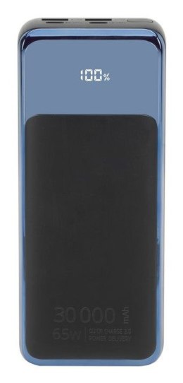 Rivacase VA1080 bank mocy Litowo-polimerowy (LiPo) 30000 mAh Czarny, Niebieski