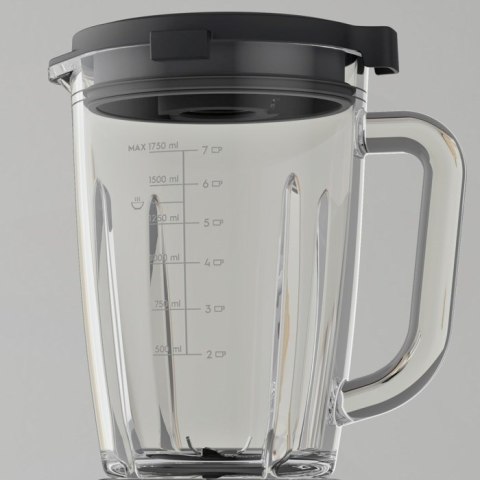 Electrolux E6TB1-6ST 1,75 l Blender stołowy 1400 W Czarny, Stal nierdzewna, Przezroczysty