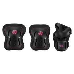 H320 ZESTAW OCHRANIACZY FLY RÓŻOWY ROZM. L NILS EXTREME