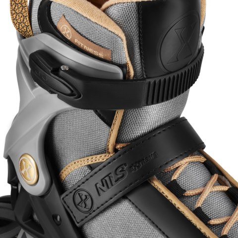 NA22151 ŁYŻWOROLKI ARMOUR SZARE ROZM. 38 NILS EXTREME