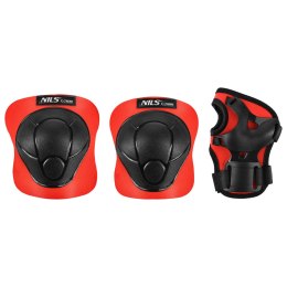 H210 ZESTAW OCHRANIACZY CZERWONY ROZM. M NILS EXTREME