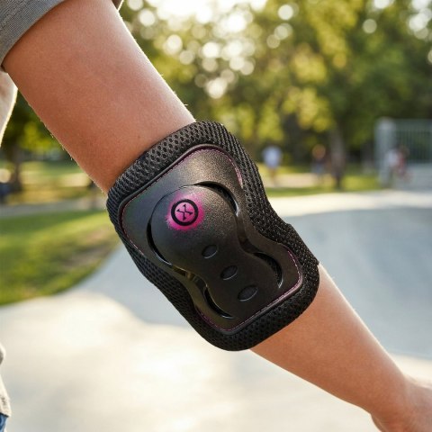 H320 ZESTAW OCHRANIACZY FLY RÓŻOWY ROZM. XL NILS EXTREME