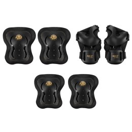 H320 ZESTAW OCHRANIACZY FLY ZŁOTY ROZM. M NILS EXTREME