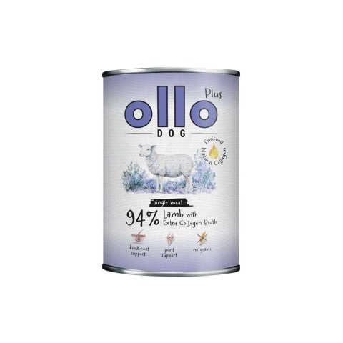Ollo Plus Kolagen Jagnięcina 400g puszka dla psa