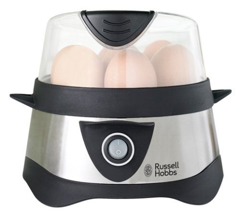 Russell Hobbs Stylo 7 jaj. 365 W Czarny, Stal nierdzewna