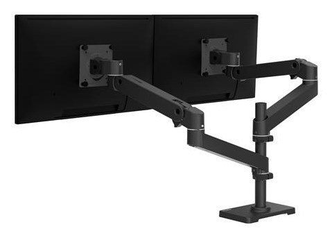 Ergotron LX Pro Series 45-690-292 uchwyt / stojak do monitorów 68,6 cm (27") Biurko Czarny