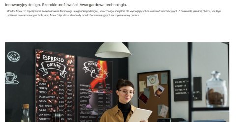 AVTEK MONITOR INFORMACYJNY DS2 75"