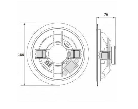AVTEK GŁOŚNIK SUFITOWY CS 606