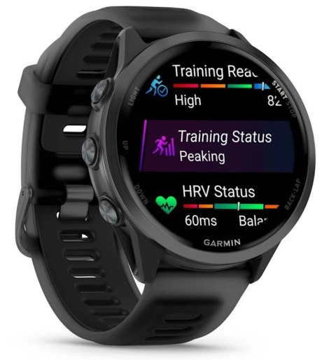Zegarek sportowy Garmin Forerunner 570 47mm Black Slate Grey