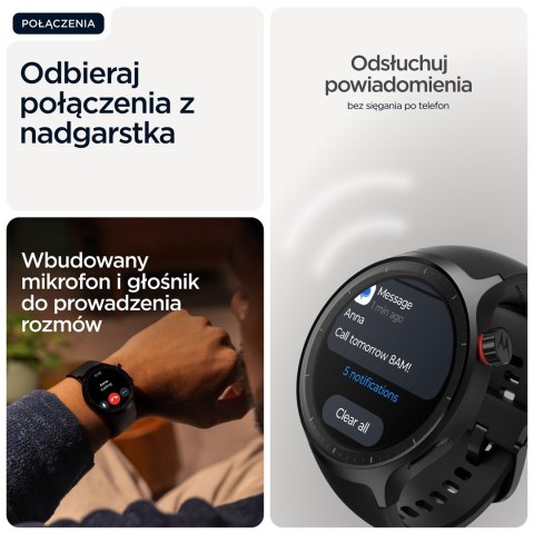 Motorola Moto Watch 512MB Volcanic Ash_Silicone Black
