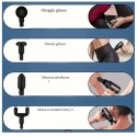 Pistolet do masażu mięśni Massage Gun 4 końcówki 6 trybów