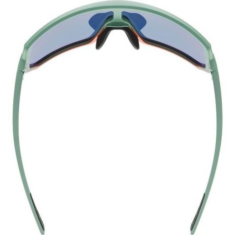 Uvex sportstyle 235 Okulary do wielu sportów Unisex Półobwódkowe Zielony, Czerwony