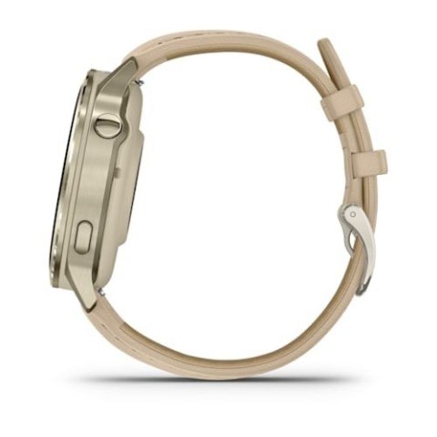 Smartwatch Garmin Venu 4 41 mm - lunar gold leather band