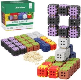 Klocki konstrukcyjne Marioinex Mini Waffle, 206 elementów