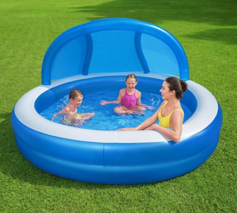Basen dmuchany 241 x 241 x 140 cm niebieski Bestway 54337