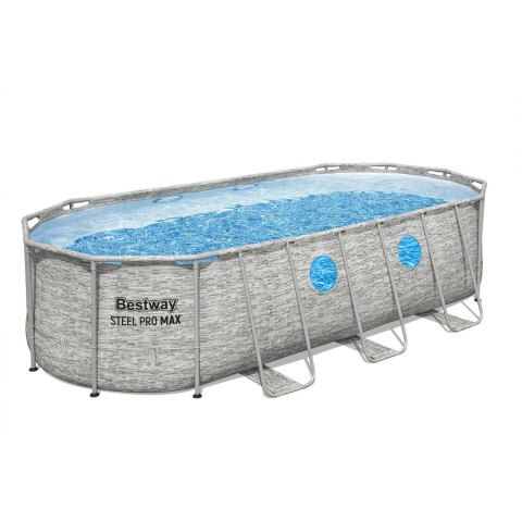Basen ogrodowy stelażowy 549 x 274 x 122 cm12w1 Bestway 56716N