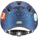 Kask rowerowy dziecięcy uvex kid 2 cc dk.blue rocket m.46-52 cm