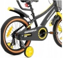 ROWER DZIECIĘCY BMX 16 CALI GERMINA CZARNY