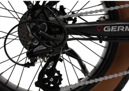 Rower elektryczny 20' Germina FAT BIKE 250W składak 36V e-bike 13,2ah