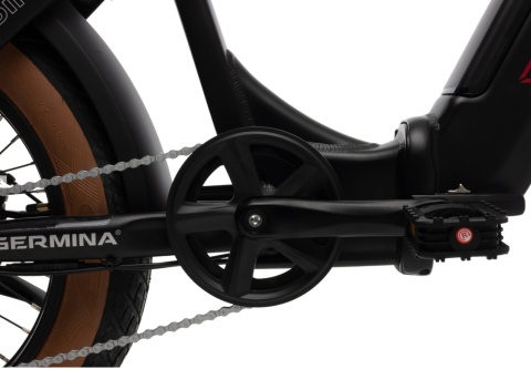 Rower elektryczny 20' Germina FAT BIKE 250W składak 36V e-bike 13,2ah
