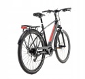 Rower elektryczny Germina City 28” 17” czarny | 250W | Bateria 36V 10.4Ah | Shimano Altus 8 biegów | E-bike