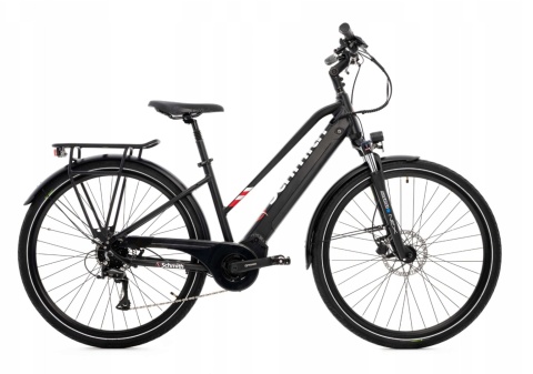 Rower elektryczny Germina City 28” 250W | Bateria 36V 10.4Ah | 8 biegów Shimano Altus | Amortyzator Suntour | E-bike miejski